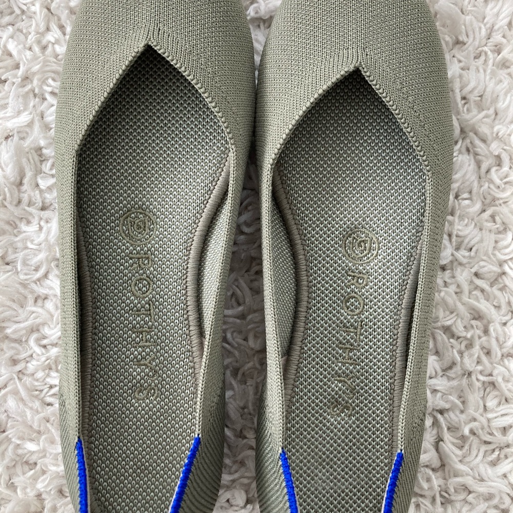 Rothy’s Thyme Flats Size 7 Like New
